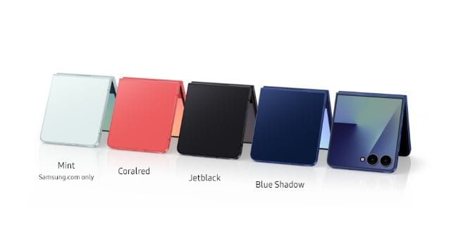 samsung galaxy zflip7 colorways